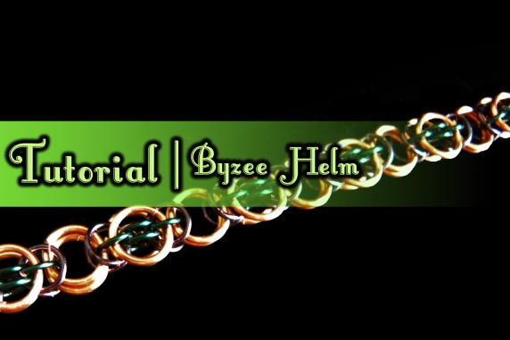Byzee Helm chainmaille weave tutorial by Handmaden Designs LLC