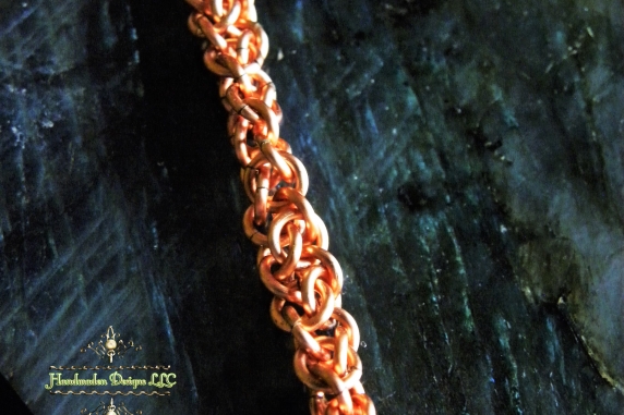 Copper Half Persian 3in1 Flip bracelet - Handmaden Designs LLC