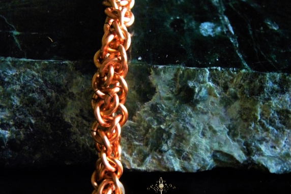 Copper Half Persian 3in1 Flip bracelet - Handmaden Designs LLC