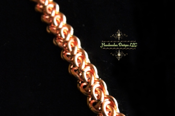 Copper Half Persian 3in1 Flip bracelet - Handmaden Designs LLC