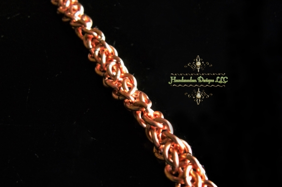 Copper Half Persian 3in1 Flip bracelet - Handmaden Designs LLC