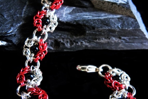 Snow White inspired Romanov chainmaille bracelet