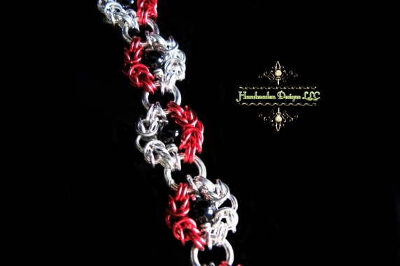 Snow White inspired Romanov chainmaille bracelet