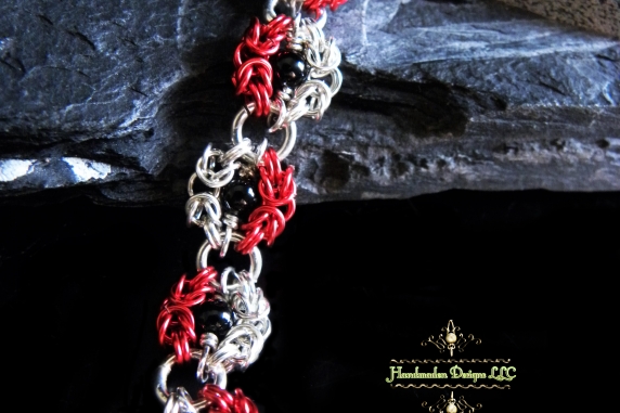 Snow White inspired Romanov chainmaille bracelet