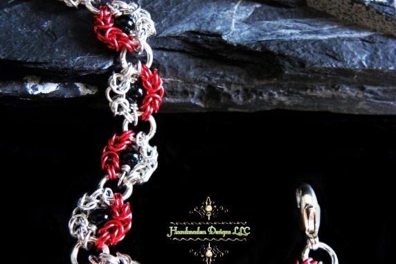 Snow White inspired Romanov chainmaille bracelet