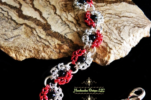 Snow White inspired Romanov chainmaille bracelet