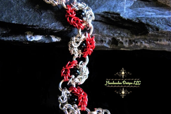 Snow White inspired Romanov chainmaille bracelet