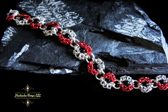 Snow White inspired Romanov chainmaille bracelet