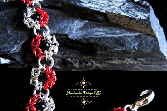 Snow White inspired Romanov chainmaille bracelet