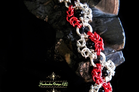 Snow White inspired Romanov chainmaille bracelet