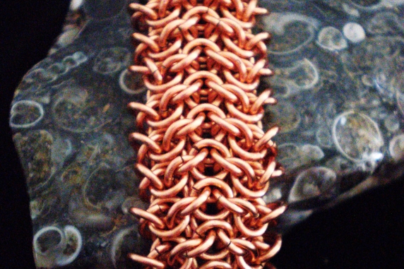 Copper Ilkorin Sheet chainmaille bracelet