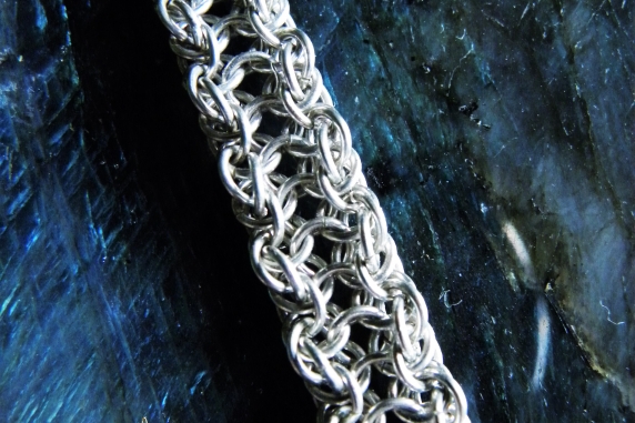 Sterling silver Vipera Aspis bracelet by Handmaden Designs LLC