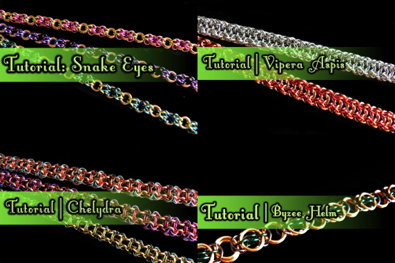 Handmaden Designs LLC Chainmaille Weave Tutorial Bundle