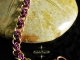 Copper and green & purple 4 Winds chainmaille bracelet - Handmaden Designs LLC