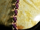 Copper and green & purple 4 Winds chainmaille bracelet - Handmaden Designs LLC