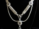 Adelia - Handmaden Designs LLC Sterling silver chainmaille statement necklace - Handmaden Designs LLC