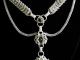 Sterling silver chainmaille statement necklace - Handmaden Designs LLC