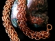 Copper Akkadian weave chainmaille bracelet by Handmaden Designs LLC