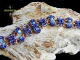 Iolite and Kyanite Anastasia design chainmaille bracelet - Handmaden Designs LLC