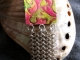Anitra - Handmaden Designs LLC Sterling silver and copper Prismacolour sheet chainmaille bracelet