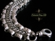 Sterling silver book chain and Half Persian 3in1 bracelet