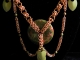 Boudica - Handmaden Designs LLC Copper and Unakite chainmaille statement necklace - Handmaden Designs LLC