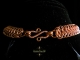 Copper and Unakite chainmaille statement necklace - Handmaden Designs LLC