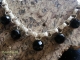 Charmaine Sterling silver book chain Victorian shoe button bracelet