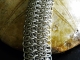 Crotalus Sheet (Bracelet)(Sterling Silver) - Handmaden Designs LLC Sterling silver Crotalus Sheet chainmaille bracelet by Handmaden Designs LLC