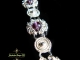 Sterling silver Melody Stone Romanov bracelet by Handmaden Designs LLC