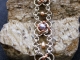 Sterling silver, copper, and freshwater pearl Not Tao 4 bracelet