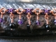 Copper, black, and purple Segmented Byzantine anklet by Handmaden Designs LLC
