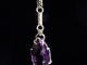 Sterling Silver Amethyst and chainmaille/silversmithing hybrid necklace