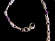 Sterling Silver Amethyst and chainmaille/silversmithing hybrid necklace