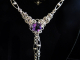 Gwyneira - Handmaden Designs LLC Sterling silver Amethyst and Labradorite chainmaille/silversmithing necklace