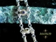 Sterling silver Tanzanite and Smokey Quartz Half Byzantine bracelet