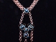 Gabriella - Handmaden Designs LLC Copper, enameled copper, and freshwater pearl Art Nouveau inspired chainmail set