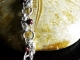 Sterling silver Red Jasper Half Romanov bracelet - Handmaden Designs LLC