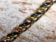 Half Persian 3in1 bracelet - Handmaden Designs LLC Copper, blue, and lime green Half Persian 3in1 bracelet by Handmaden Designs LLC