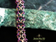 Impish - Handmaden Designs LLC Copper and enameled copper Impish chainmaille bracelet by Handmaden Designs LLC