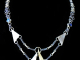 Iona - Handmaden Designs LLC Sterling silver and tantalum Art Nouveau inspired necklace by Handmaden Designs