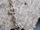 Sterling silver Black Spinel chainmaille bracelet