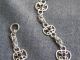 Sterling silver Black Spinel chainmaille bracelet