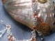 Klara - Handmaden Designs LLC Sterling silver and copper Byzantine and Steampunk charm bracelet