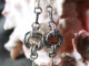 Lora - Handmaden Designs LLC Sterling silver, Dragondust, and Chalcedony earrings by Handmaden Designs LLC