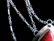 Maureen - Handmaden Designs LLC Sterling silver Art Deco Statement Necklace with Red Coral and Black Spinel