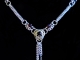 Mina - Handmaden Designs LLC Sterling silver Victorian Edwardian style chainmaille necklace Handmaden Designs