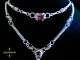 Mina - Handmaden Designs LLC Sterling silver Victorian Edwardian style chainmaille necklace Handmaden Designs