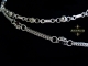 Mina - Handmaden Designs LLC Sterling silver Victorian Edwardian style chainmaille necklace Handmaden Designs