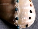 Dragondust sterling silver Jasper Half-Romanov bracelet by Handmaden Designs LLC